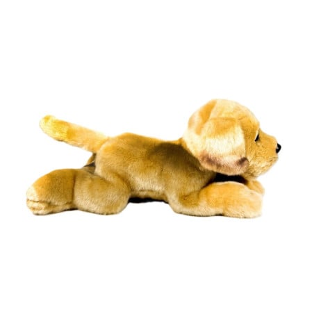 Peluche Labrador Canela Tumbado 25 Cm