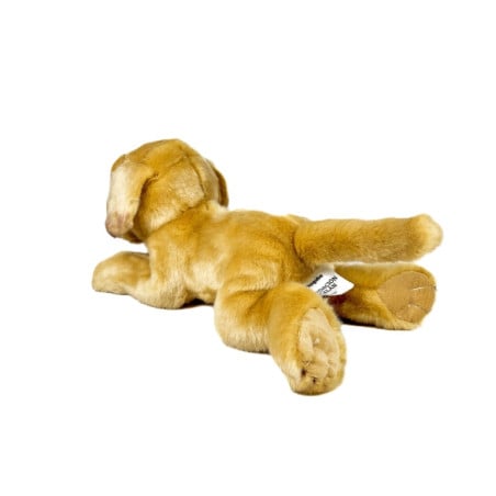 Peluche Labrador Canela Tumbado 25 Cm
