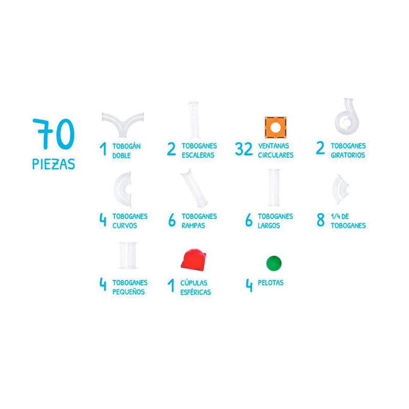 Imanix Tobogán 70 Piezas