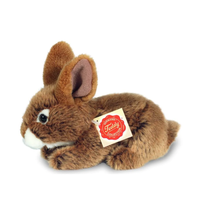 Peluche Conejo Sentado Marrón 19 Cm De Teddy Hermann