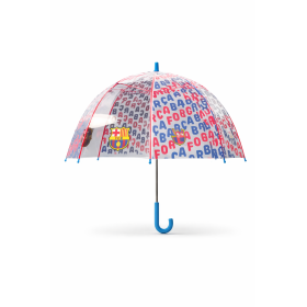 Paraguas Manual Fc Barcelona Trasnparente 48 Cm De CYP Brands