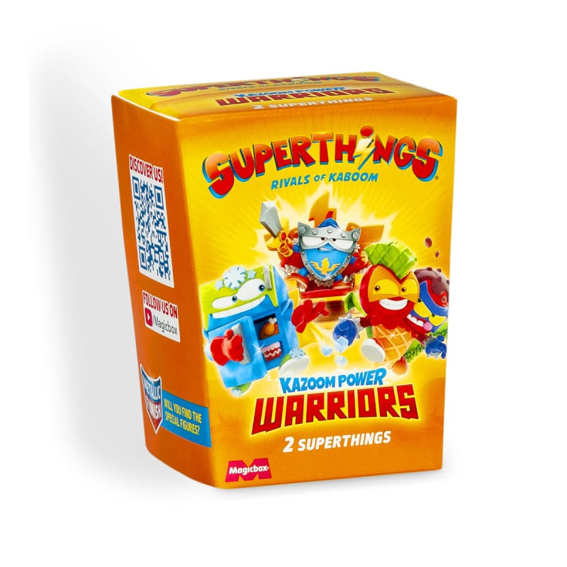 SuperThings Kazoom Power Warriors – Pack 2 Figuras Sorpresa