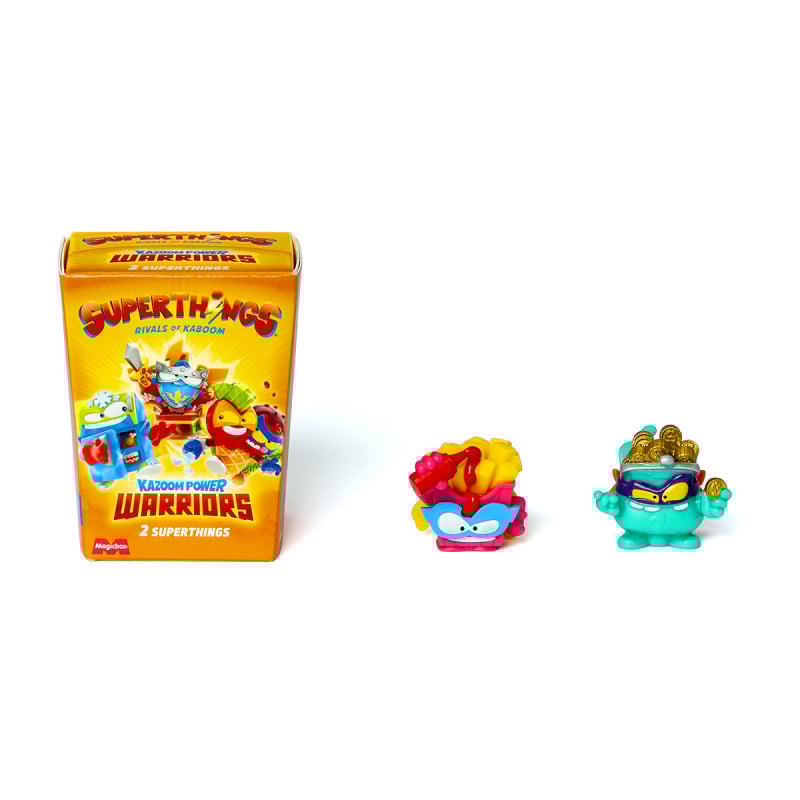 SuperThings Kazoom Power Warriors – Pack 2 Figuras Sorpresa