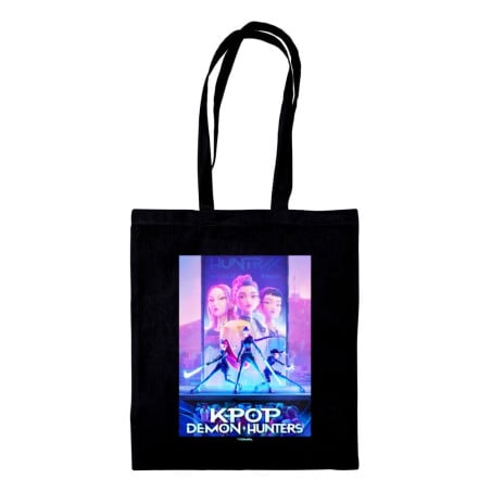 K-Pop Demon Hunters Tote Bag Negra