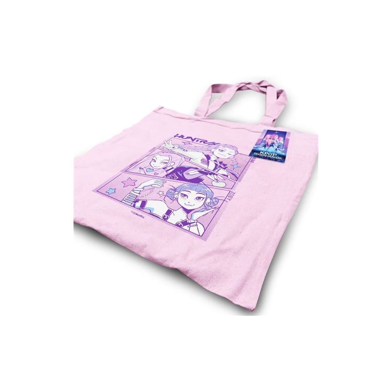 K-Pop Demon Hunters Tote Bag Rosa