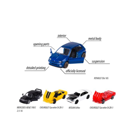 Pack 5 Coches Majorette Los Jóvenes 90