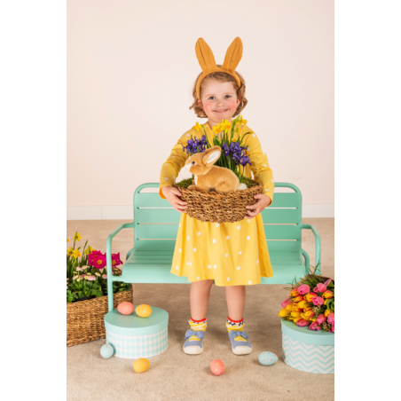 Peluche Conejo Sentado Beige 20 Cm