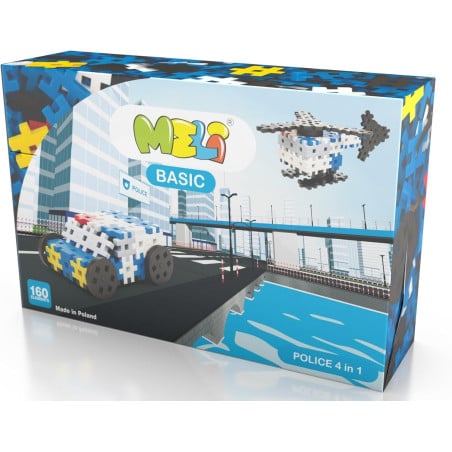 Meli Basic Policía 4 En 1 160 Pzs De Meli