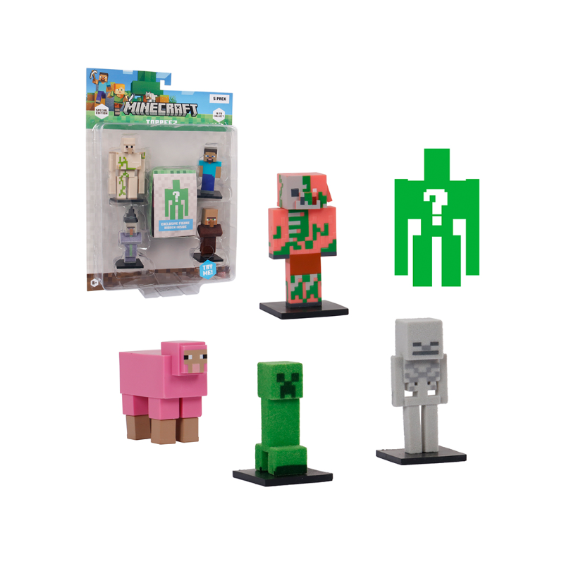 Minecraft Toppeez Pack 5 Surtidos