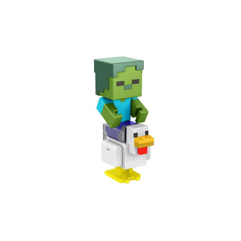 MINECRAFT BEBE ZOMBIE JINETE CON MOVIM