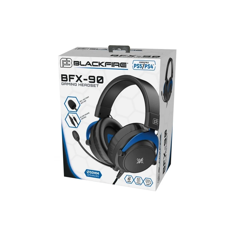 Auricular PS4/PS5 Con Micrófono Blackfire BFX-90