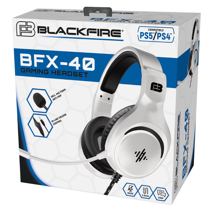Auricular PS4/PS5 Con Micrófono Blackfire BFX-40