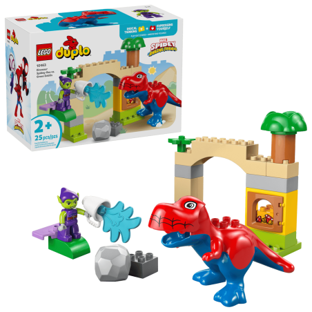 LEGO Duplo Dinosaurio Spidey-Rex Vs Duende Verde 10463 De LEGO