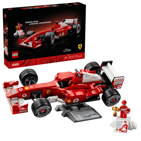 LEGO Icons Ferrari F2004 Y Michael Schumacher 11375 De LEGO