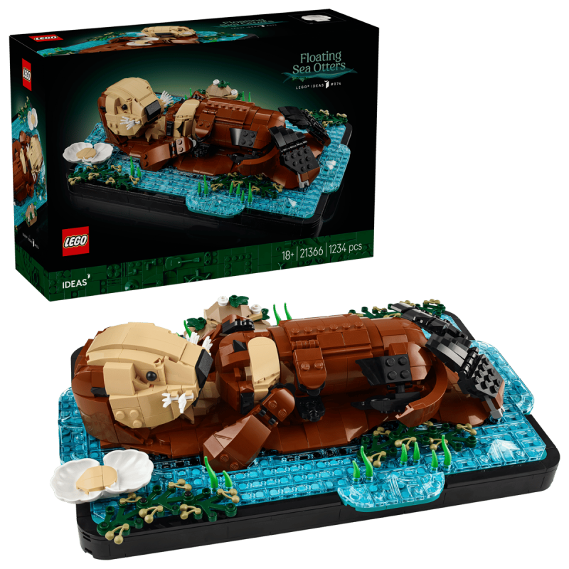 LEGO Ideas Nutrias Marinas A Flote 21366 De LEGO