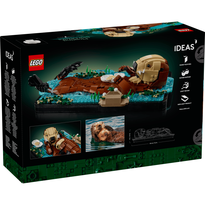 LEGO Ideas Nutrias Marinas A Flote 21366