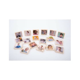 Tickit Conjunto 18 Piezas Madera Emociones 2