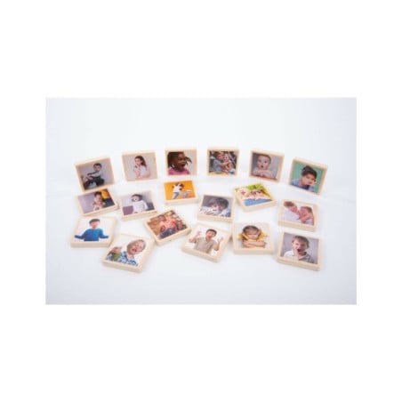 Tickit Conjunto 18 Piezas Madera Emociones