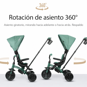 Qplay Triciclo Evolutivo Elite Platinum 6 en 1 Gris De Qplay 2