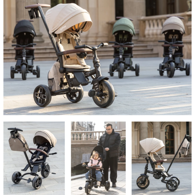 Qplay Triciclo Evolutivo Comfo Max 8 en 1 Verde