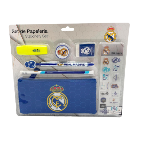 Estuche Real Madrid Con Material Escolar De CYP Brands