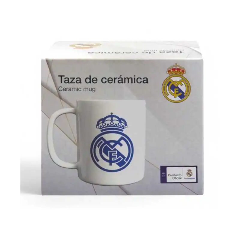 Taza Real Madrid Escudo Azul 330 Ml
