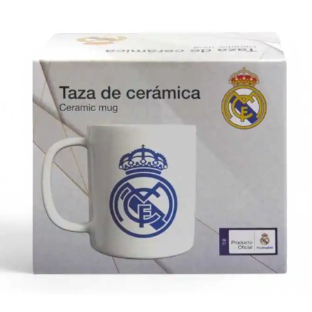 Taza Real Madrid Escudo Azul 330 Ml