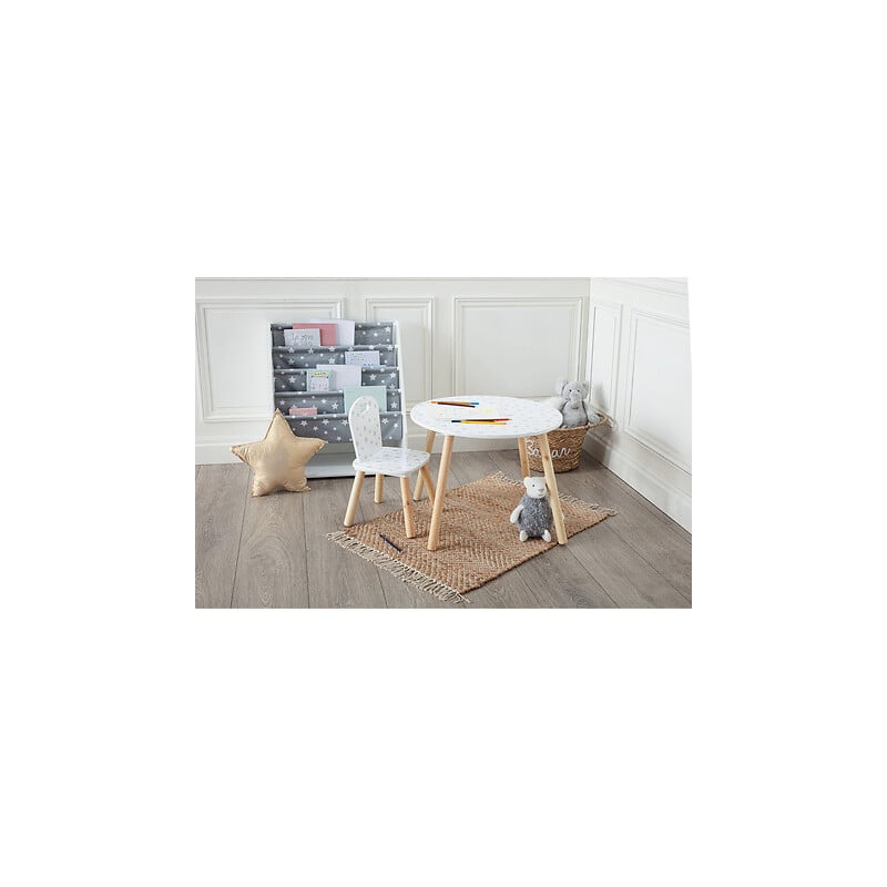 Mesa Infantil Madera Estrellitas