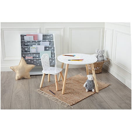 Mesa Infantil Madera Estrellitas