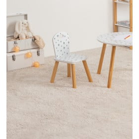 Silla Infantil Madera Estrellitas 2