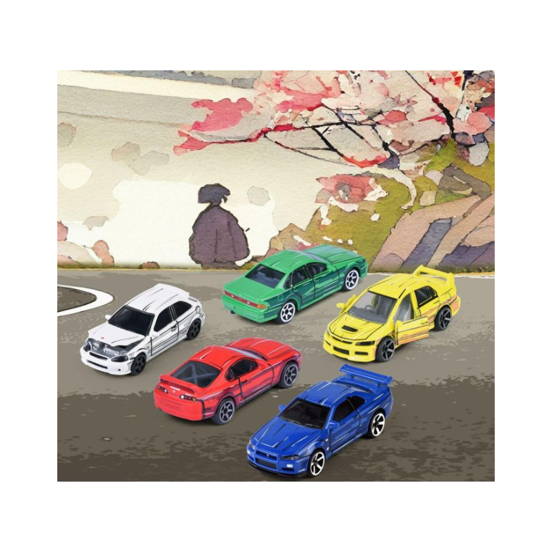 Majorette JDM Leyends Giftpack 5 Coches