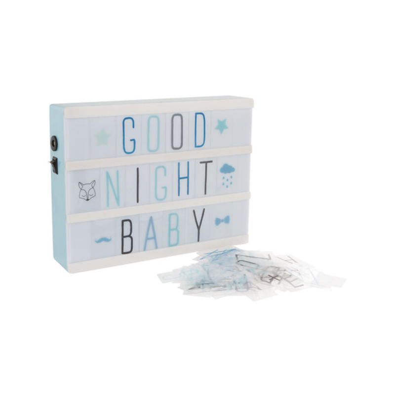 Caja De Luz Infantil Con Letras