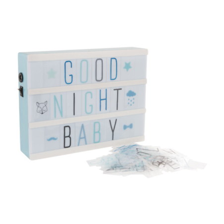 Caja De Luz Infantil Con Letras