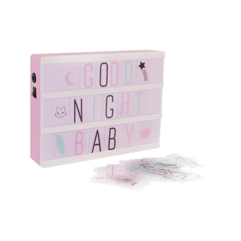 Caja De Luz Infantil Con Letras