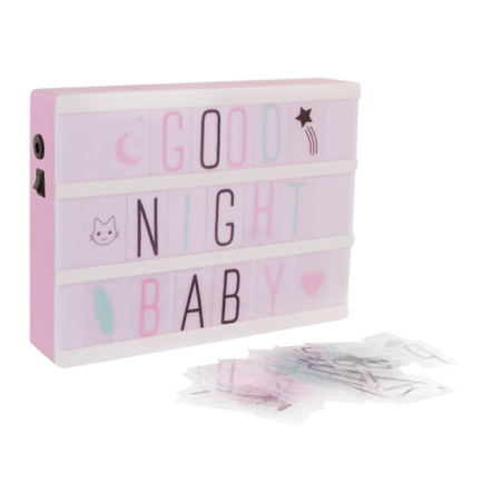 Caja De Luz Infantil Con Letras