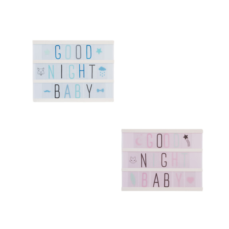 Caja De Luz Infantil Con Letras