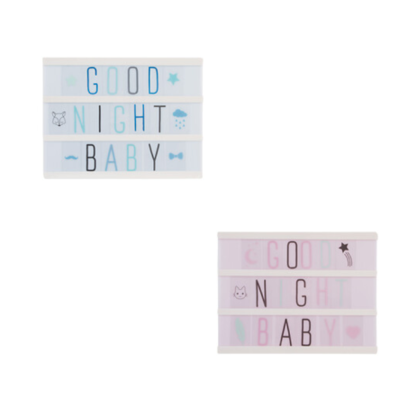 Caja De Luz Infantil Con Letras