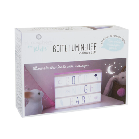 Caja De Luz Infantil Con Letras