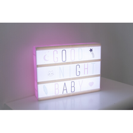 Caja De Luz Infantil Con Letras