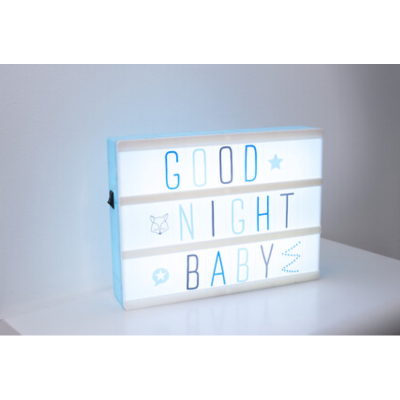 Caja De Luz Infantil Con Letras