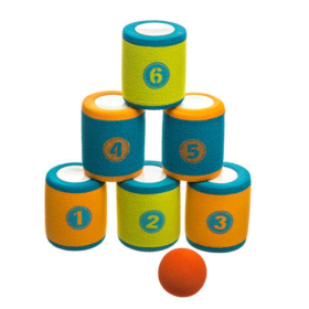 Juego De 6 Bolos Y 3 Pelotas