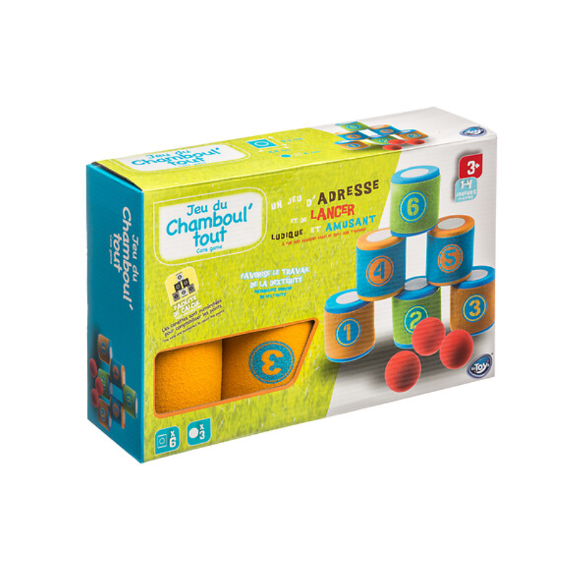 Juego De 6 Bolos Y 3 Pelotas