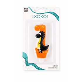 Vela De Cumpleaños Número 1 Dinosaurios De Partilandia 2