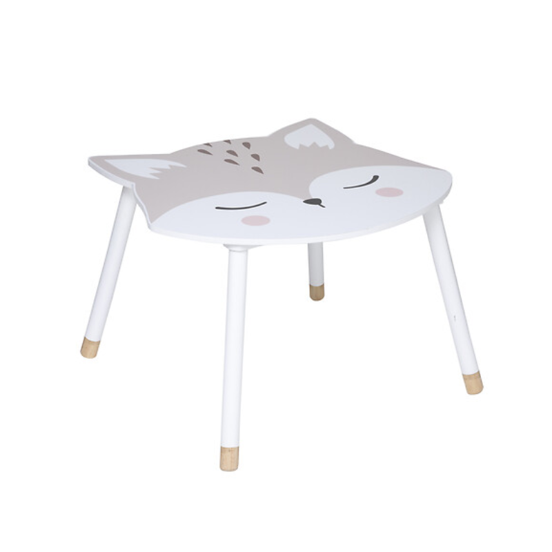 Mesa Infantil Con Forma De Zorro