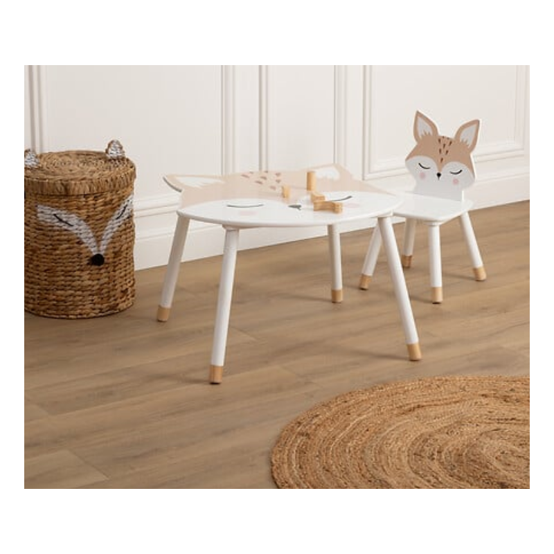 Mesa Infantil Con Forma De Zorro