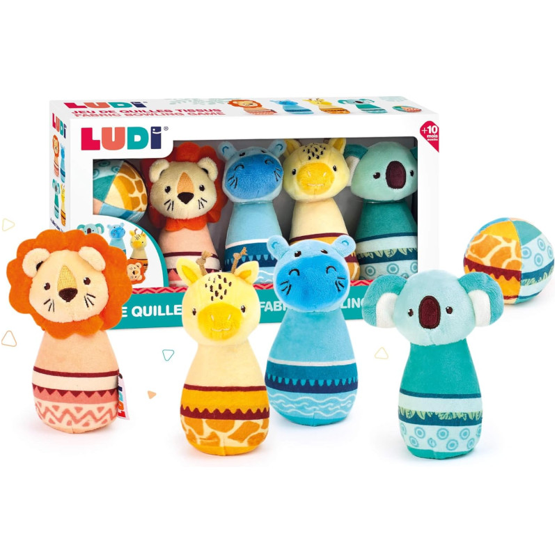 Ludi Juego De Bolos De Tela