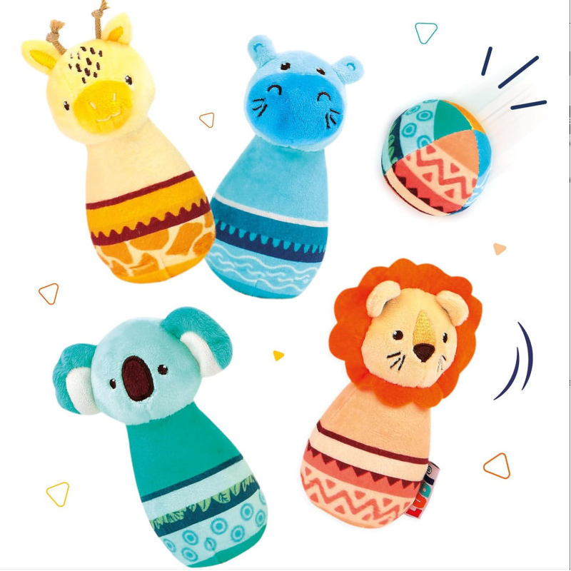 Ludi Juego De Bolos De Tela