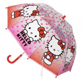 Paraguas Manual Por Burbuja Hello Kitty