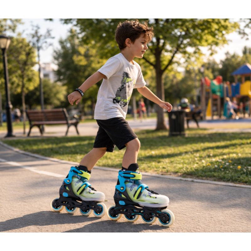 Patines Des Park Ajustables Azul