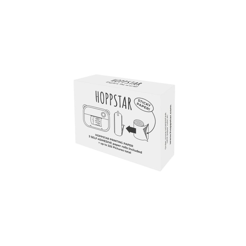 Hoppstar Recarga 3 Rollos Papel Adhesivo